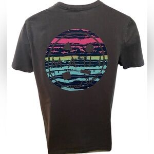 MAUI and SONS Multicolor Logo Grey Tee Shirt Men M Medium